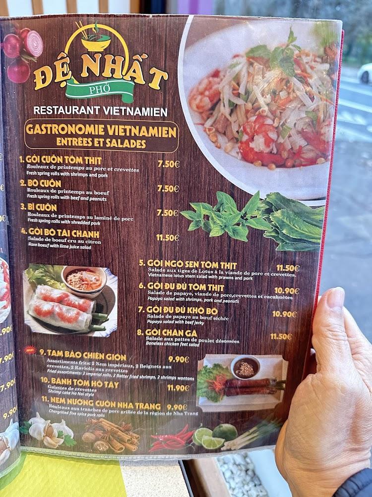 DE NHAT PHO - Menu Image 1