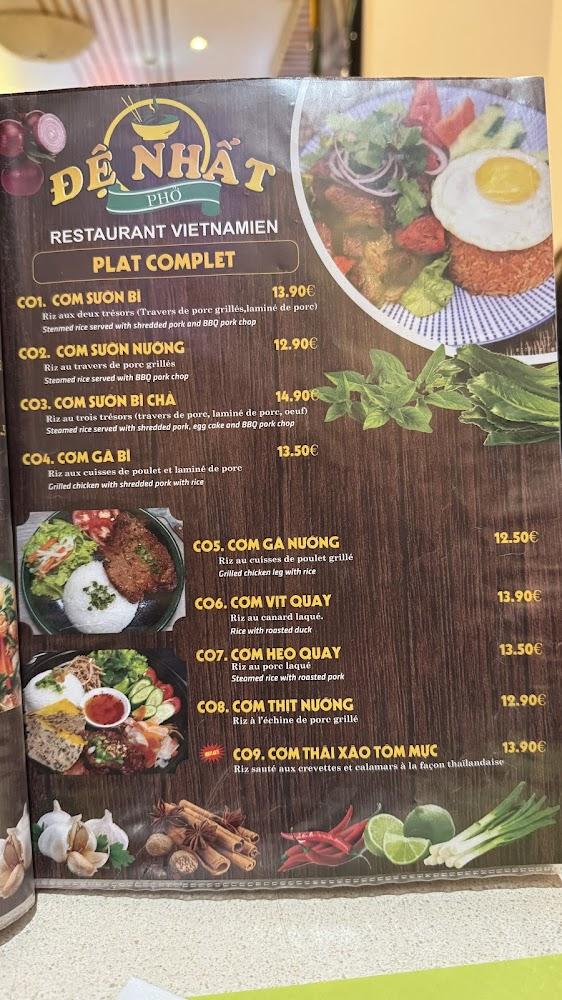DE NHAT PHO - Menu Image 3